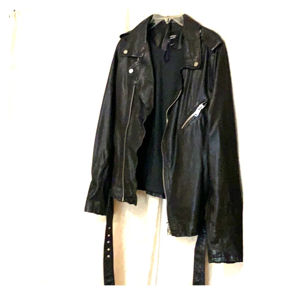 Lamarque Leather Moto/biker Jacket